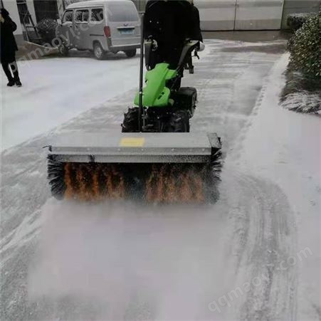 扫抛铲一体除雪车 手推燃油抛雪铲雪机 三合一扫雪机