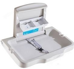 抗菌HDPE材質(zhì)嬰兒護(hù)理臺 母嬰室保育間幫嬰兒換尿布用的臺子可折疊式壁掛安裝